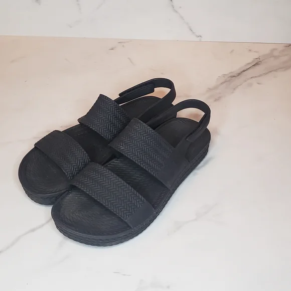 Reef Water Vista Sandals Black 6 - Picture 6 of 6